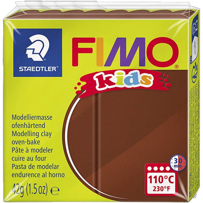 Pâte FIMO® pour Enfant, brun, 42 gr/ 1 Pq.