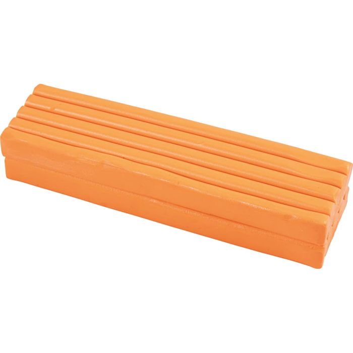 Pâte à Modeler , dim. 13x6x4 cm, orange, 500 gr/ 1 Pq.