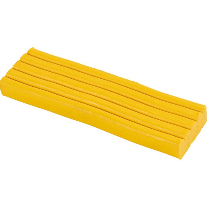 Pâte à Modeler, dim. 13x6x4 cm, jaune doré, 500 gr/ 1 Pq.