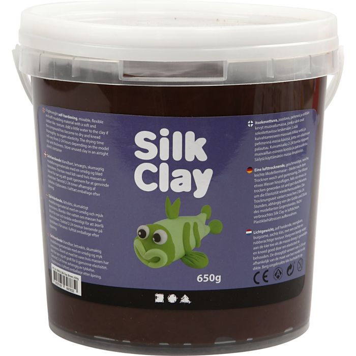 Silk Clay®, brun, 650 gr/ 1 seau
