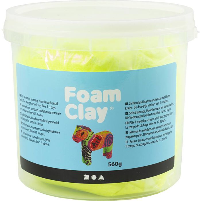 Foam Clay®, jaune clair, 560 gr/ 1 seau