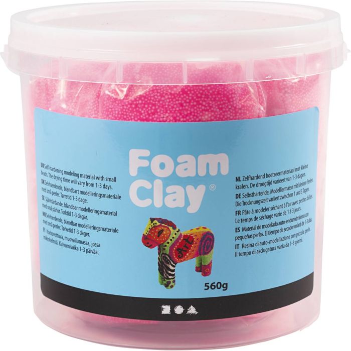 Foam Clay®, rose, 560 gr/ 1 seau