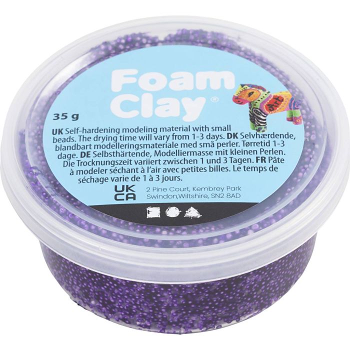Foam Clay®, violet, 35 gr/ 1 boîte