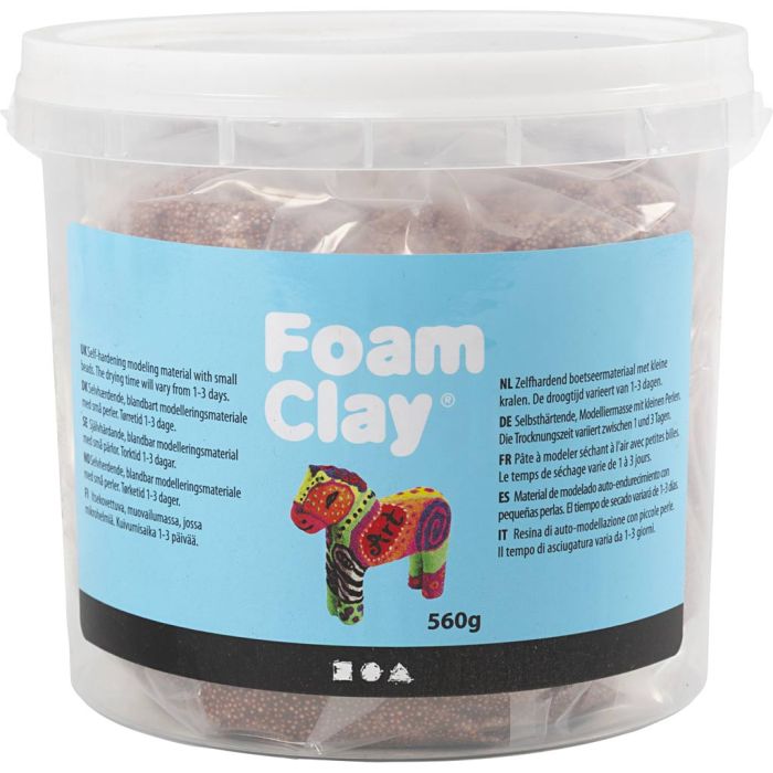 Foam Clay®, brun, 560 gr/ 1 seau