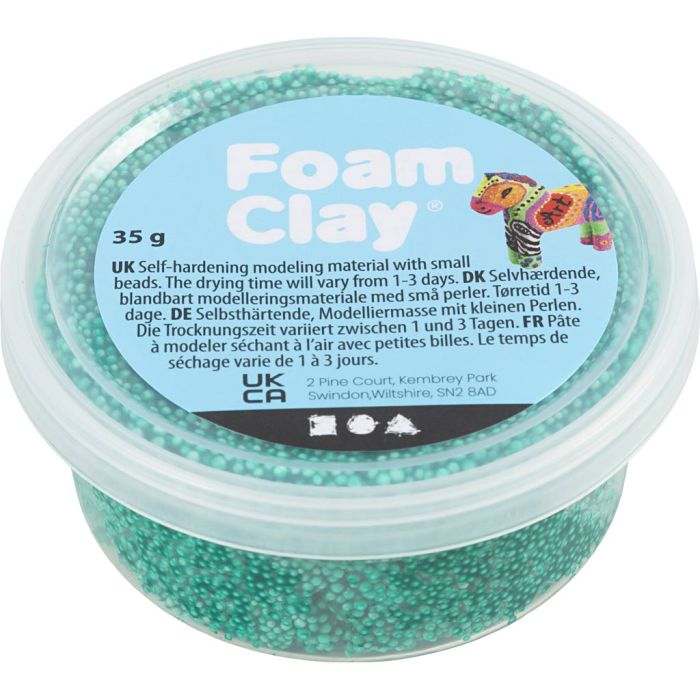 Foam Clay®, vert foncé, 35 gr/ 1 boîte
