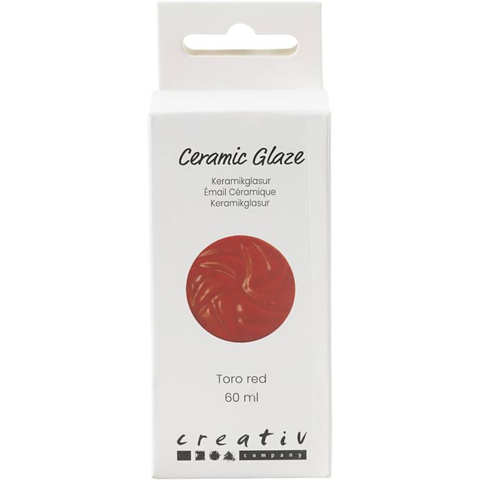 Glaçure Céramique, 984-1101 °C, opaque, Toro Red, 60 ml/ 1 boîte