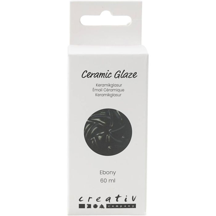Glaçure Céramique, 984-1101 °C, opaque, Ebony, 60 ml/ 1 boîte