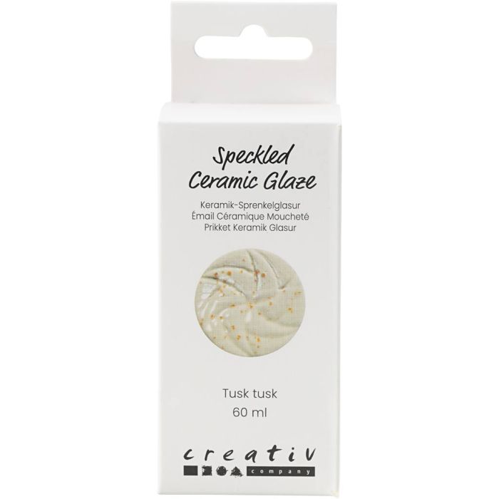 Glaçure Céramique à Taches, 999-1060 °C, opaque, Tusk Tusk, 60 ml/ 1 boîte