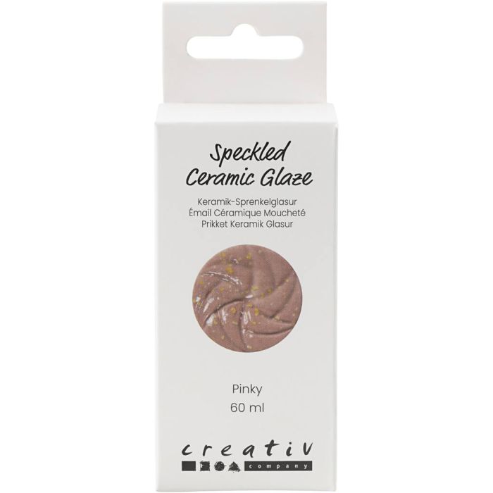 Glaçure Céramique à Taches, 999-1060 °C, opaque, Pinky, 60 ml/ 1 boîte