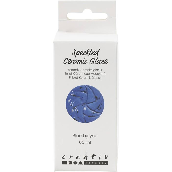 Glaçure Céramique à Taches, 999-1060 °C, opaque, Blue by You, 60 ml/ 1 boîte