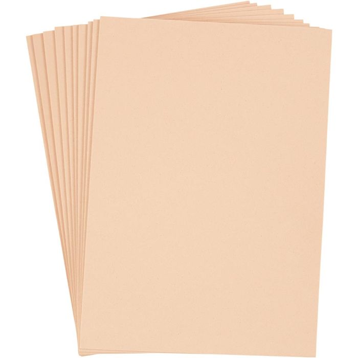 Feuille de Mousse, A4, feuille 210x297 mm, ép. 2 mm, crème, 10 flles/ 1 Pq.
