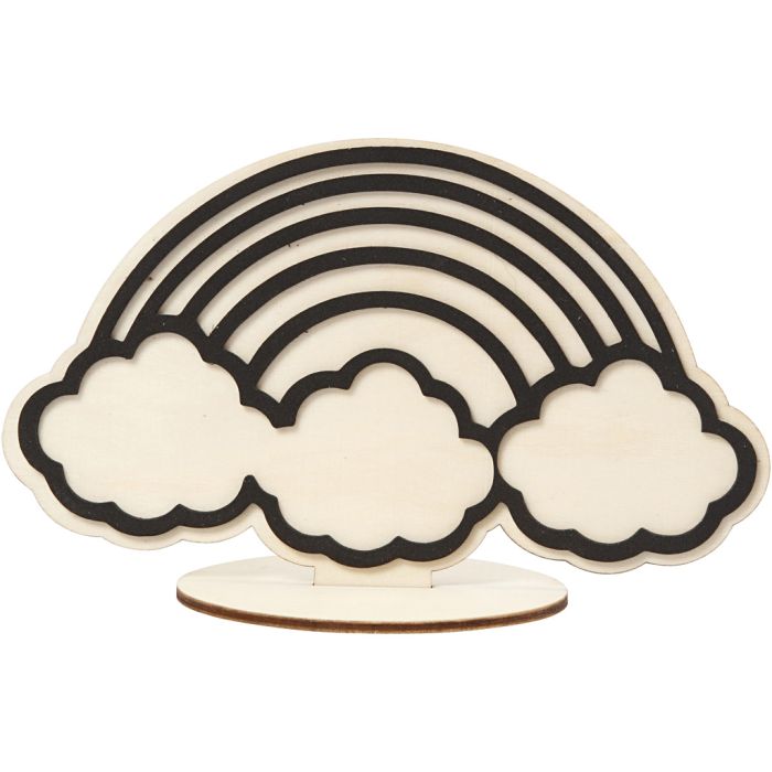 Figurine décorative, Arc-en-ciel, H : 10,5 cm, 1 pièce