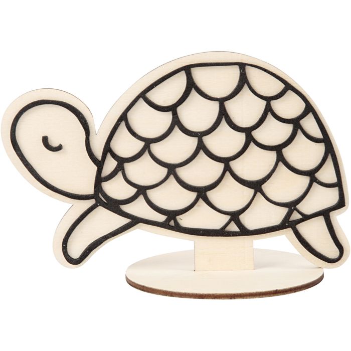 Figurine décorative, tortue, H : 10 cm, 1 pièce