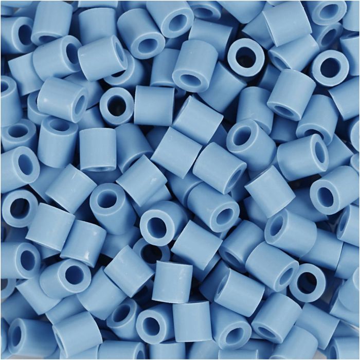 Les Perles NABBI BioBeads, dim. 5x5 mm, diamètre intérieur 2,5 mm, medium, bleu, 1000 pièces/ 1 Pq.