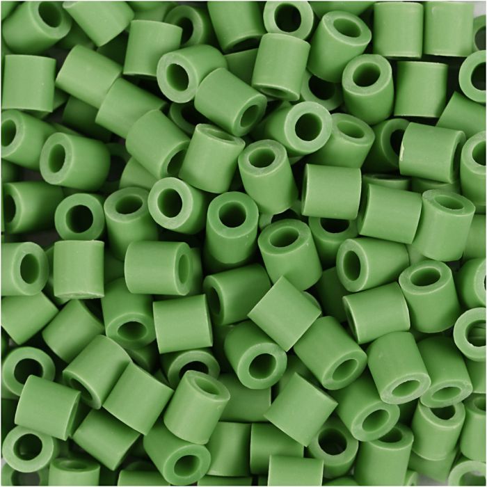 Les Perles NABBI BioBeads, dim. 5x5 mm, diamètre intérieur 2,5 mm, medium, vert, 3000 pièces/ 1 Pq.