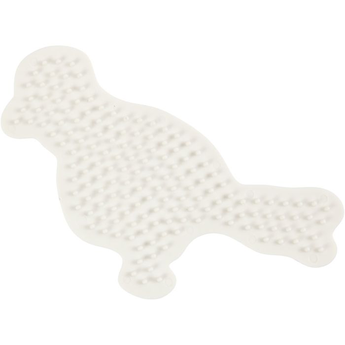 Plaques à Picots pour Perles NABBI BioBeads, oiseau, dim. 6,2x13,4 cm, medium, 1 pièce