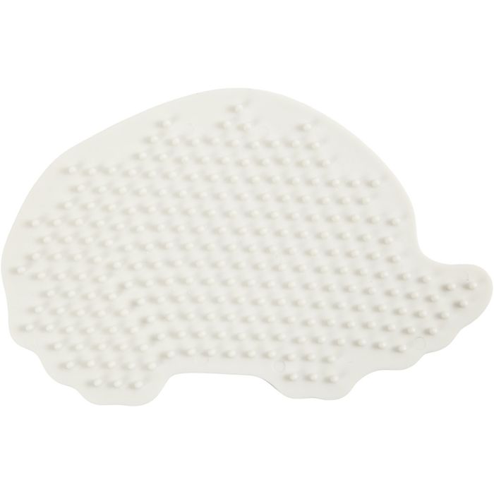 Plaques à Picots pour Perles NABBI BioBeads, hérisson, dim. 7,6x12 cm, medium, 1 pièce