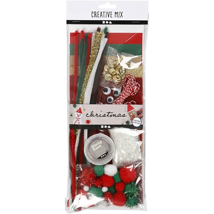 Assortiment de matériel créatif, Noël, 1 Pq.