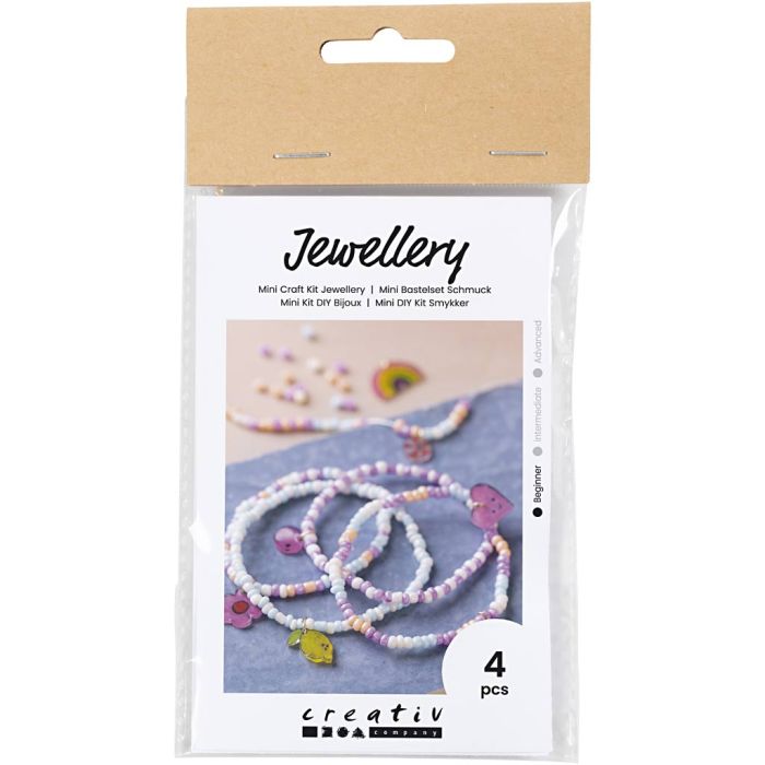 Mini Kit DIY Bijoux, Feuilles de plastique thermorétractable, 1 Pq.