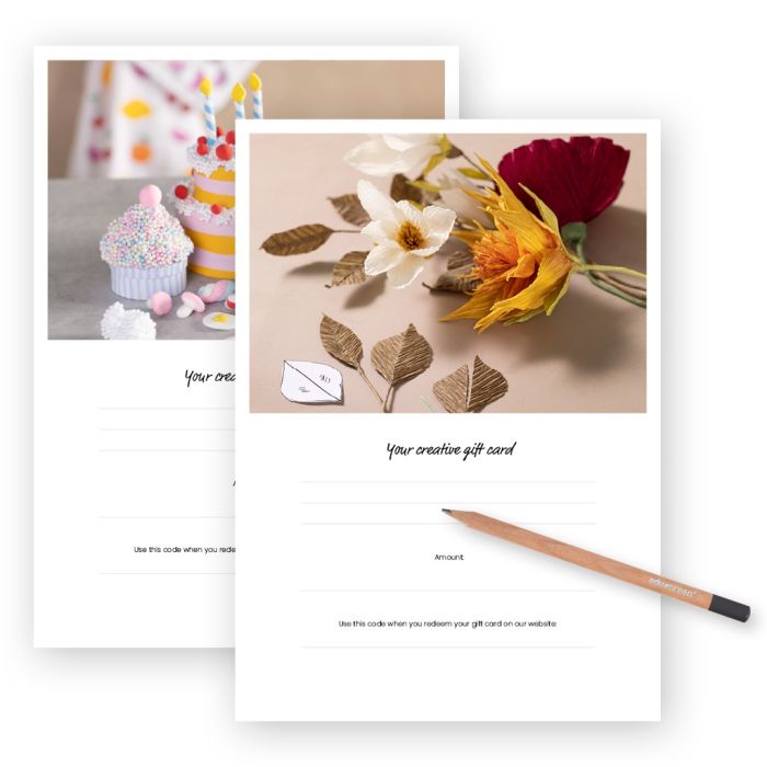 Carte-cadeau créative