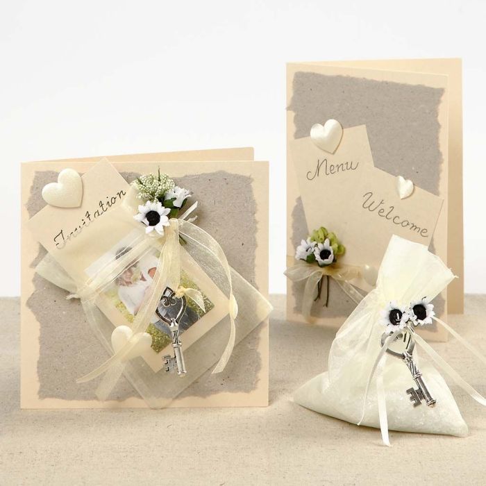 Cartes de mariage romantiques