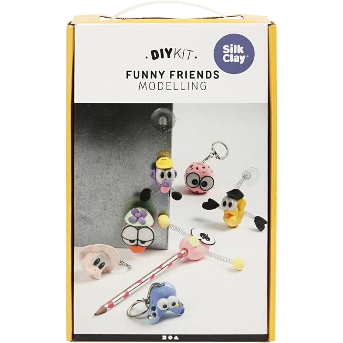 Funny Friends, petit, dim. 30x18x5 cm, 1 set