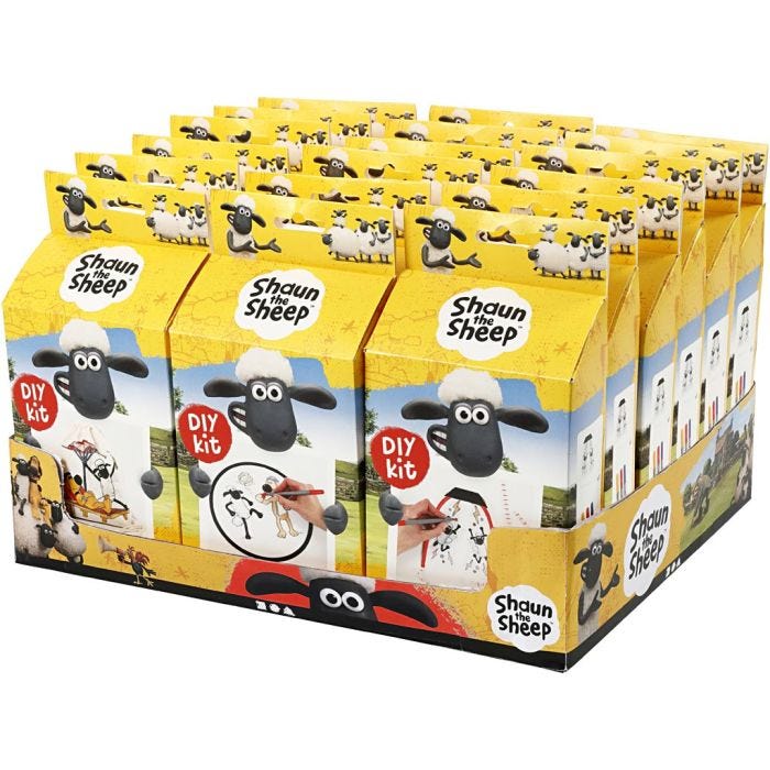 Présentoir de talbe avec kits de matériel, 18 set/ 1 Pq.