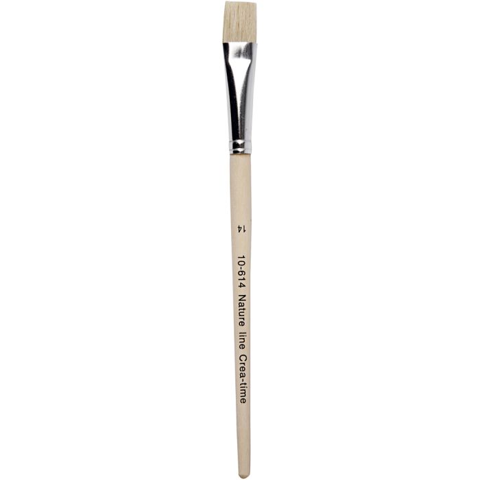 Pinceau Nature Line, 14, L : 20 cm, L : 15 mm, Plat, 12pièces/ 1 Pq.