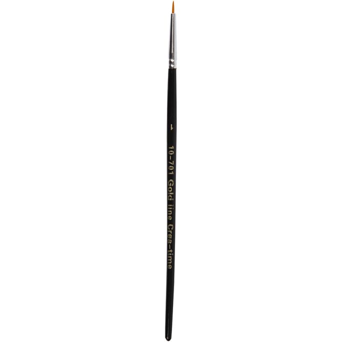 Pinceaux Gold Line, dim. 0, L : 17 cm, L : 1 mm, rond, 12 pièces/ 1 Pq.