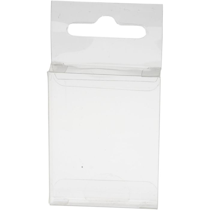 Boîte d'emballage en PET, dim. 42x54x8 mm, 100 pièce/ 1 Pq.