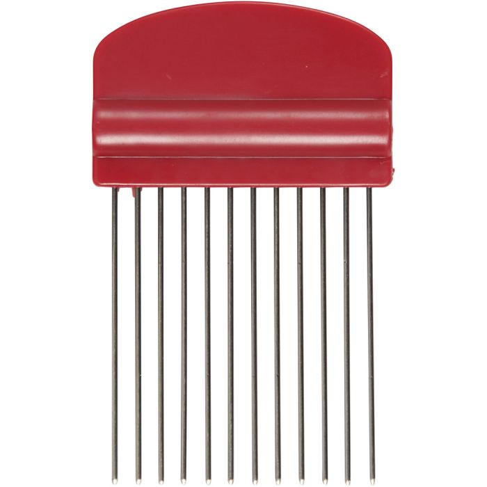 Peigne pour Quilling, L : 10,5 cm, L : 6,5 cm, 1 pièce