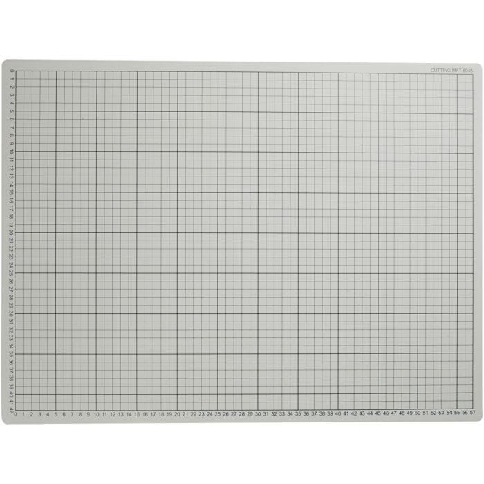 Tapis de coupe quadrillé, dim. 45x60 cm, ép. 3 mm, 1 pièce