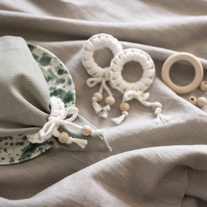 Ronds de serviette en macramé