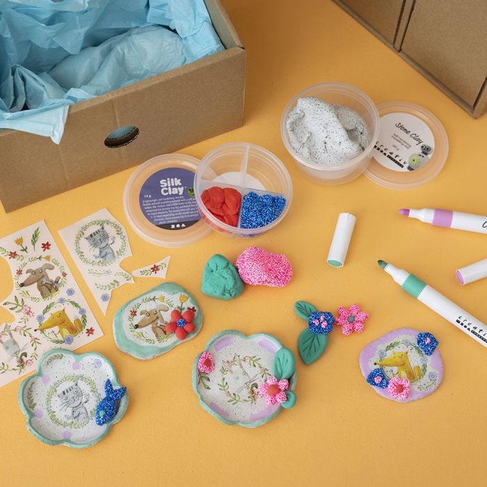 Stone Clay décoré de jolis motifs d’animaux