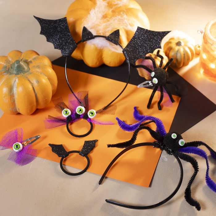 Décorations d’Halloween pour araignée et chauve-souris