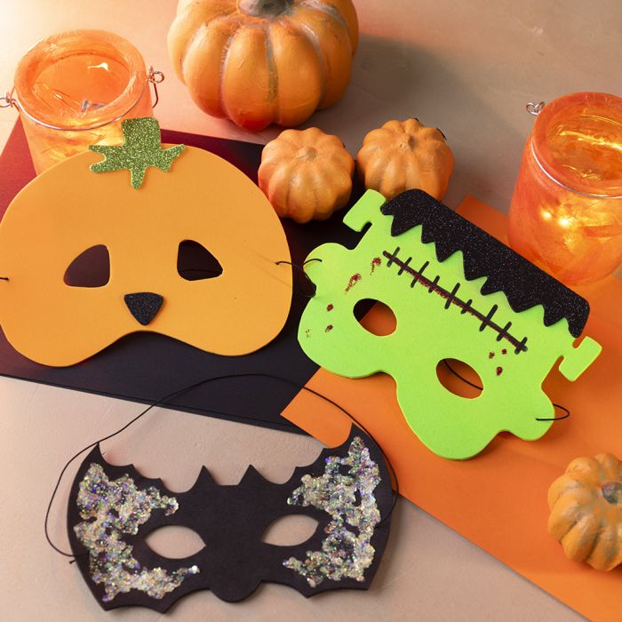 Masques Halloween en feuille de mousse EVA