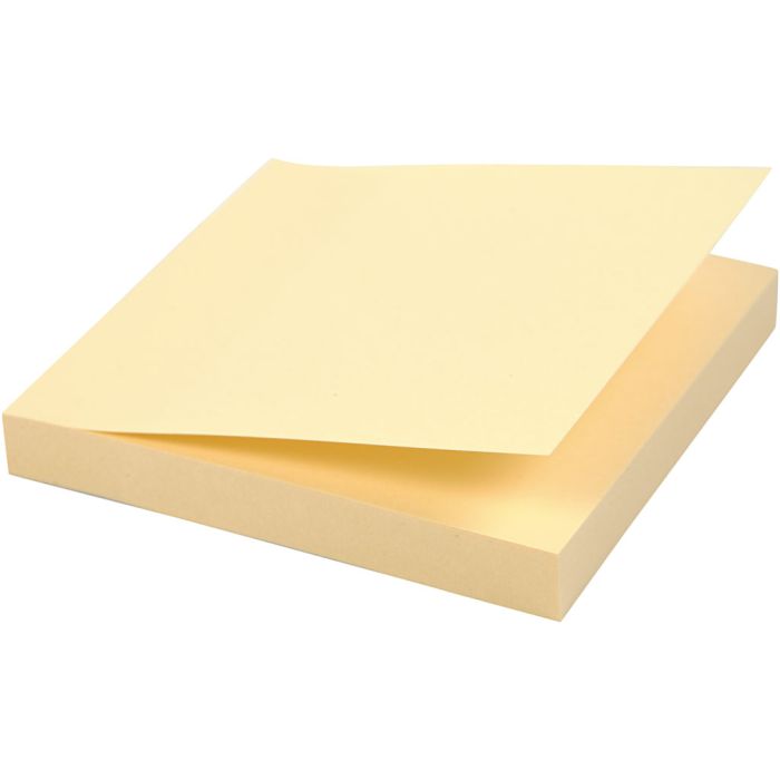 Notes Adhésives, dim. 75x75 mm, 12 pièces/ 1 Pq.