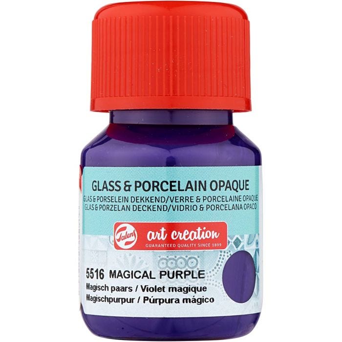 peinture pour céramique et pour porcelaine, violet, 30 ml/ 1 flacon