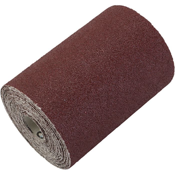 Papier de verre, Grain 80, L : 11,5 cm, 5 m/ 1 rouleau