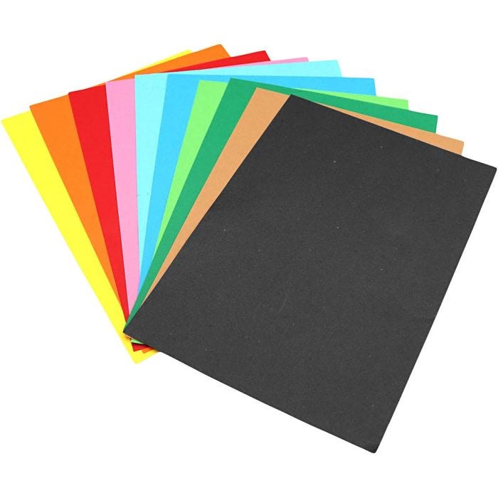 Papier Creativ, dim. 42 x 60 cm, 110 gr, 250 flles/ 1 Pq.