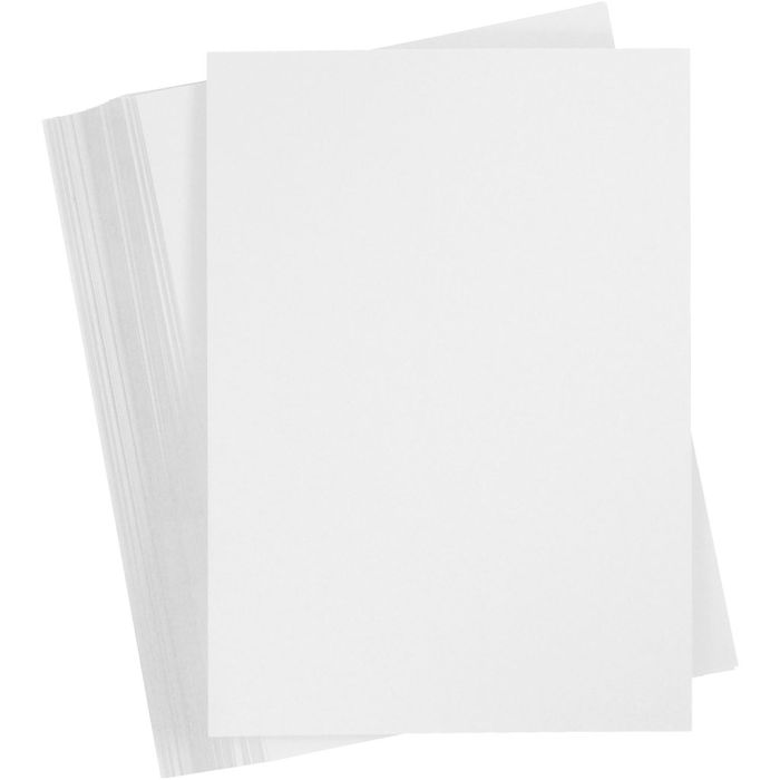 Papier Cartonné, A5, feuille 148x210 mm, 180 gr, blanc, 200flles/ 1 Pq.
