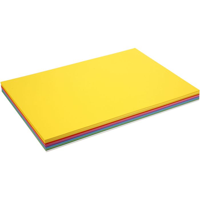 Carton de Printemps, A2, feuille 420x594 mm, 180 gr, ass. de couleurs, 300 flles ass./ 1 Pq.