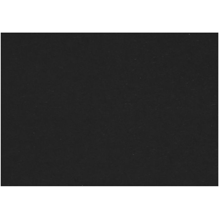 Papier cartonné coloré, A4, feuille 210x297 mm, 200 gr, noir, 100 flles/ 1 Pq.
