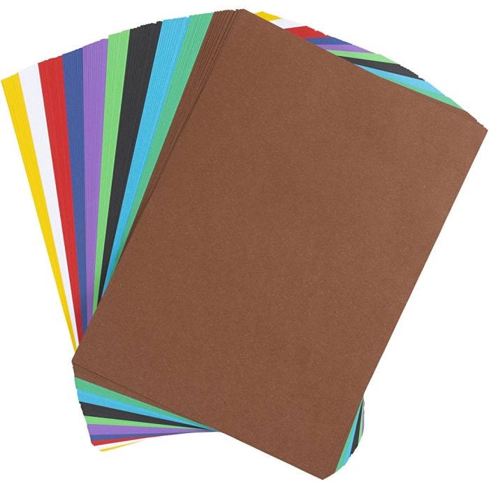 Papier Creativ, dim. A4, 120 gr, 100 flles/ 1 Pq.