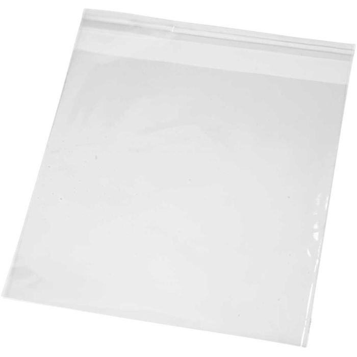 Sachet Cellophane, H : 16 cm, L : 16 cm, ép. 25 my, 200 pièces/ 1 Pq.