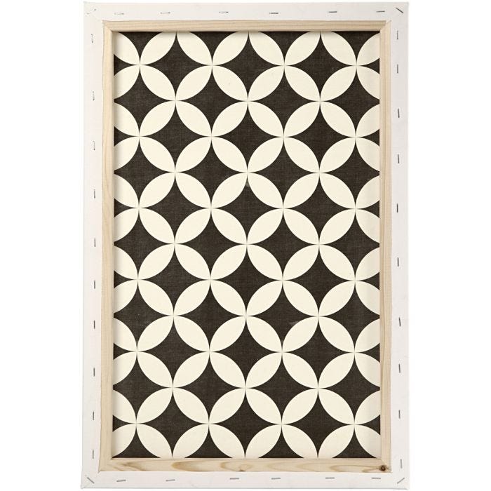Entoilé, P: 1,7 cm, dim. 40x60 cm, 360 gr, blanc, 1 pièce