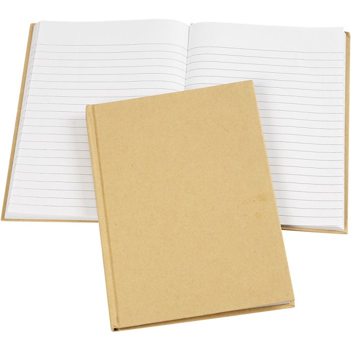 Cahier de notes, A5, 60 gr, brun, 1 pièce