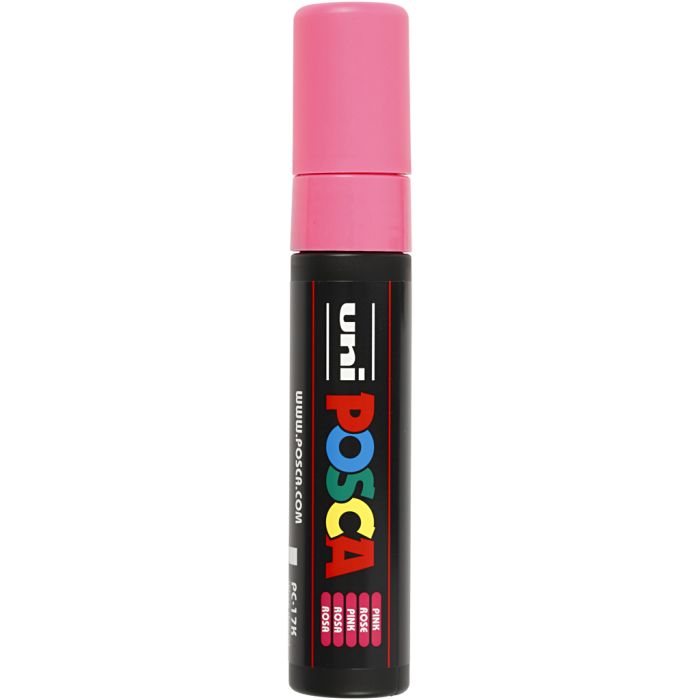 Feutre Posca, dim. PC-17K, trait 15 mm, extra large, rose, 1 pièce