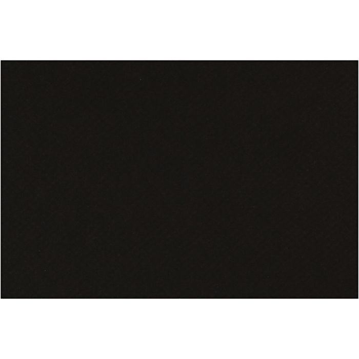 Papier cartonné Mi-Teintes, A4, feuille 210x297 mm, 160 gr, noir, 1 flles
