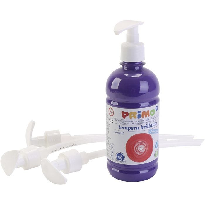 Pompes doseuses pour peinture PRIMO, L : 20 cm, d 3 cm, 12 pièces/ 1 Pq.